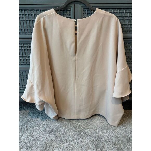 IRO pink blush flutter sleeve blouse sz. 42, US 10, $210 E12 - Picture 6 of 7